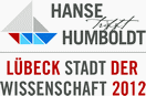 Logo: Lübeck Stadt der Wissenschaft 2012 Hanse trifft Humboldt